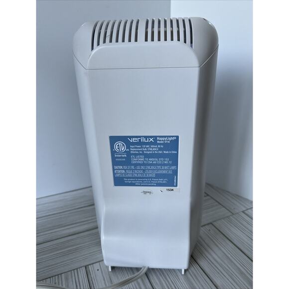 Verilux Daylight Therapy Lamp Happy Light Natural Spectrum Energy Health 7500LUX - Picture 7 of 8